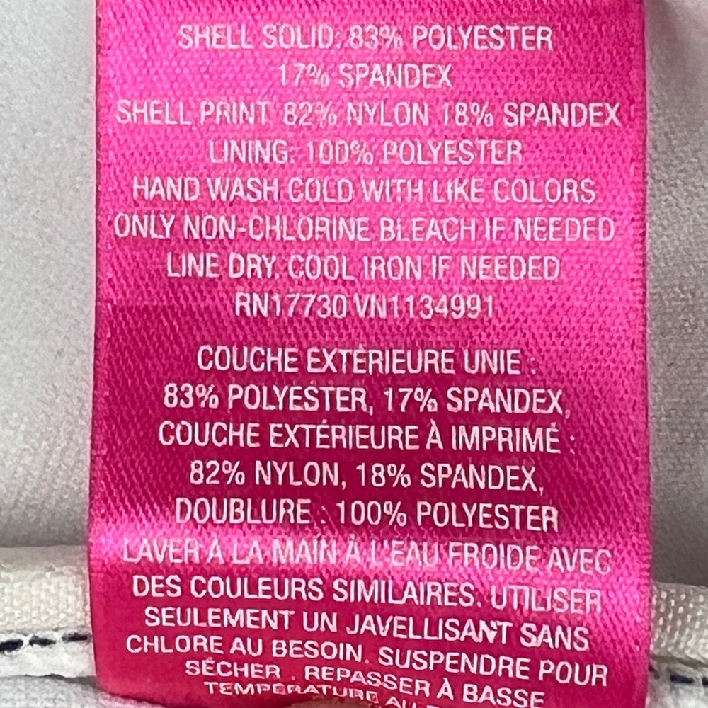 Lilly Pulitzer for Target Swimsuit XL Pink Navy Fish Print Retro Preppy Beach - Picture 7 of 8